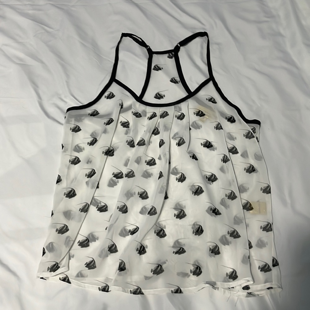 Princess by Vera Wang sheer fish tank top